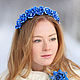 Ободок с заснеженными цветами, Ободки, Жуковский,  Фото №1