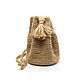 Shoulder Bag - Bag made of jute 'ECO', Bucketbag, Tambov,  Фото №1