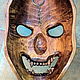 Máscara de Samurai-madera natural. Panels. Art Branch Org (ArtBranchOrg). Ярмарка Мастеров.  Фото №4