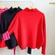 Свитер «Супер-Овер» с кашемиром, мериносом и вискозой. Свитеры. FAVORITE KNITWEAR (Наталья). Ярмарка Мастеров.  Фото №6