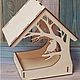 Wooden bird feeder birdhouse, Accessories for Pets, Moscow,  Фото №1