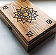 Oak coin box (wooden album for coins), Box, St. Petersburg,  Фото №1