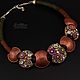 Delicious Berry Jewelry Set (381) designer Jewelry, Necklace, Salavat,  Фото №1