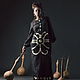 Maxi Length Linen Ethnic Dress «Nebula». Dresses. mongolia. Online shopping on My Livemaster.  Фото №2