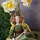 Author's interior doll with daffodils. Interior doll. Uggla. My Livemaster. Фото №12
