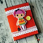 Куклы и игрушки handmade. Livemaster - original item Felt doll with wardrobe and mini-house. Orange.. Handmade.