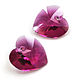 Заказать Кристалл Сваровски 14 мм Сердечко Фуксия Fuchsia (502), КС11, ШТУКА. iva_crystals. Ярмарка Мастеров. . Кристаллы Фото №3