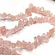 Заказать Мадагаскарский Розовый кварц Крошка 5-10 мм, НК174, НИТЬ 80 см. iva_crystals. Ярмарка Мастеров. . Бусины Фото №3