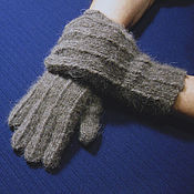 Аксессуары handmade. Livemaster - original item Men`s knitted gloves. Handmade.