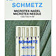 Иглы микротекс (особо острые) Schmetz 130/705H-M 5 шт. ,в ассортименте. Иглы и булавки. Натуральные одежные ткани (naturalnyetkani). Интернет-магазин Ярмарка Мастеров.  Фото №2