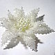 A beaded brooch and pearl 'Flower'. Brooches. Elena Rodina. Online shopping on My Livemaster.  Фото №2