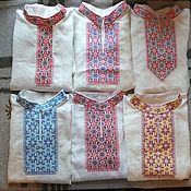 Рубаха славянская с вышивкой Обрядовая