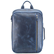Сумки и аксессуары handmade. Livemaster - original item Leather backpack-bag 