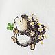 Order Pouch with embroidery 'Hedgehog and clover'. Shpulkin dom. Livemaster. . Baptismal pouch Фото №3