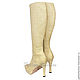 Boots Python BELLEZA. High Boots. Exotic Workshop Python Fashion. Online shopping on My Livemaster.  Фото №2