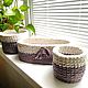 A set of interior baskets for creating a stylish decor and storage, Basket, Voronezh,  Фото №1