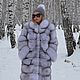 Fur coat Fox volevogo. Cross. Fur Coats. Zimma. Online shopping on My Livemaster.  Фото №2