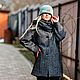 Заказать Панама вязаная - цвет бирюзовый меландж. Домик Ольги Ладо. Ярмарка Мастеров. . Шляпы Фото №3