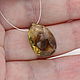 Раухцитрин натуральный бусина капля на кулон 20,75 ct ОП-082. Бусины. SEREBRO-FURNITURA. Интернет-магазин Ярмарка Мастеров.  Фото №2