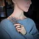 Кольцо с аквамарином и голдфилдом. Кольца. ЖуЖа_jewelry. Интернет-магазин Ярмарка Мастеров.  Фото №2