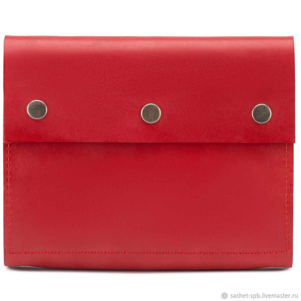 Leather diary on the rings 'Jackson' (red), Diaries, St. Petersburg,  Фото №1