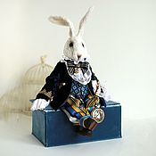 Куклы и игрушки handmade. Livemaster - original item Teddy Animals: March Rabbit. Handmade.