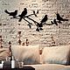 Metal wall decor 'Birds on a branch', Panels, Ivanovo,  Фото №1