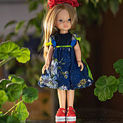 Куклы и игрушки handmade. Livemaster - original item Blue dress for Paola Reina doll. Handmade.