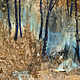Order Painting Autumn landscape in mixed technique Graphics (postponed). Pictures for the soul (RozaSavinova). Livemaster. . Pictures Фото №3