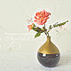 Order tea rose. cold porcelain. KG_flowers. Livemaster. . Flowers Фото №3