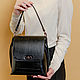 Women's Leather Backpack Bag Black Gloria Mod SR53-2-711. Backpacks. Natalia Kalinovskaya. My Livemaster. Фото №4