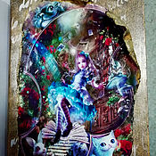 Для дома и интерьера handmade. Livemaster - original item Box: Alice in Wonderland. Handmade.