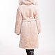 Mouton coat with belt. Fur Coats. Kids fur coat. My Livemaster. Фото №4