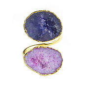 Украшения handmade. Livemaster - original item Quartz Ring, Lilac ring, Purple ring 2022. Handmade.