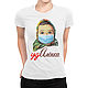 T-shirt with print ' Udalenka'. T-shirts and undershirts for men. Dreamshirts. Online shopping on My Livemaster.  Фото №2