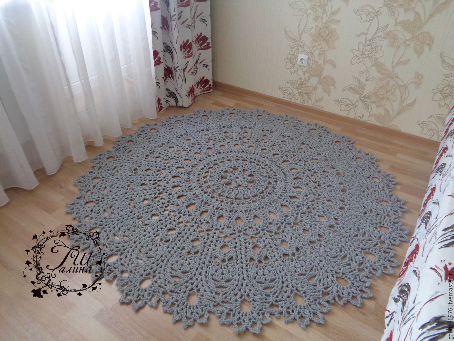 Cotton knitted carpet 'grace', Carpets, Voronezh,  Фото №1