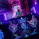 Wall decor Psychedelic art Home painting Owls Horizont. Decor. anahart. Online shopping on My Livemaster.  Фото №2