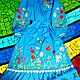 Vestido ' Blooming meadow 2'. Childrens Dress. Славяночка-вышиваночка (oksanetta). Интернет-магазин Ярмарка Мастеров.  Фото №2