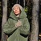  Пуховик "Солнечно-зелёный". Пуховики. Творческая мастерская 'Сундучок' (MoiSunduschok). Интернет-магазин Ярмарка Мастеров.  Фото №2