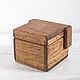 Box light oak storage 'Cube'. Sugar Bowls. Foxwoodrus. My Livemaster. Фото №5