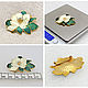 Винтаж: Коллекция винтажных брошей Cloisonné (клуазоне), Англия. Броши винтажные. Винтажное настроение. Ярмарка Мастеров.  Фото №4