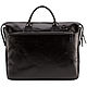 Order Leather business bag 'Grand' (black). Russian leather Guild. Livemaster. . Men\'s bag Фото №3