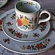 Заказать Винтаж: Чайный сеовиз Villeroy & Boch Summerday 6 персон. Белый филин. Ярмарка Мастеров. . Сервизы винтажные Фото №3