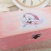 Для дома и интерьера handmade. Livemaster - original item Box for girls Unicorns. Handmade.