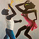  ' Dance 6' oil pastel painting, Pictures, Ekaterinburg,  Фото №1