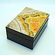 Коллекционная Шкатулка Bumblebee Jasper. Шкатулки. Мастерская LaGRAFF. Интернет-магазин Ярмарка Мастеров.  Фото №2