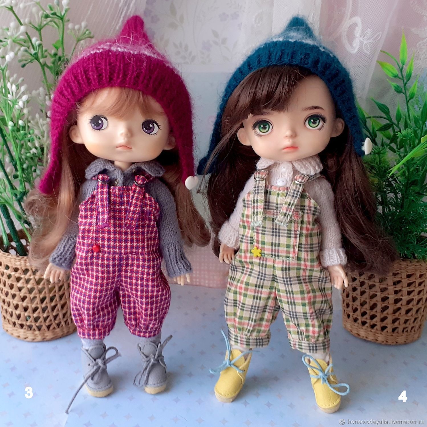 Одежда для куклы Монст/ Xiaomi Monst Doll Комбинезон Джемпер Шапка, Одежда для кукол, Волгоград,  Фото №1
