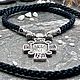 Заказать Крест-медальон на гайтане со штангой. MisMi jewelry. Ярмарка Мастеров. . Крестик Фото №3