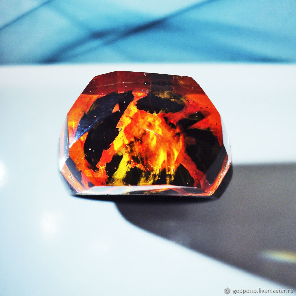 Wooden ring "Volcano" купить на Ярмарке Мастеров Rings