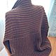 Жилет из альпаки женский вязаный шоколадный цвет. Жилеты. AccessoriesWool мягко и комфортно. Ярмарка Мастеров.  Фото №12